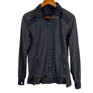 Lululemon Bandit Run Jacket In Black Size 6